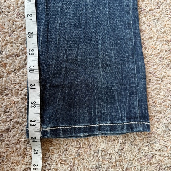 BKE Jake Straight Jeans Mens Blue Denim Jean Stretch 31x34 - Picture 7 of 10